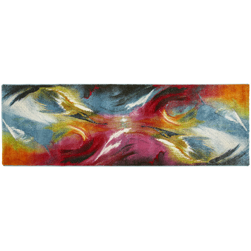 Abstract Area Rug, Runner 80 x 240cm
