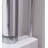 36 in. W x 72 in. H Pivot Frameless Shower Door with Magnetic Catch and Clear Glass-103040222