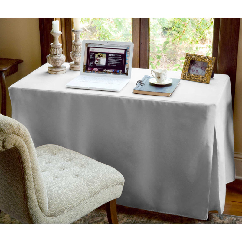 Tablevogue Table Cover, Silver, 60" L x 30" D