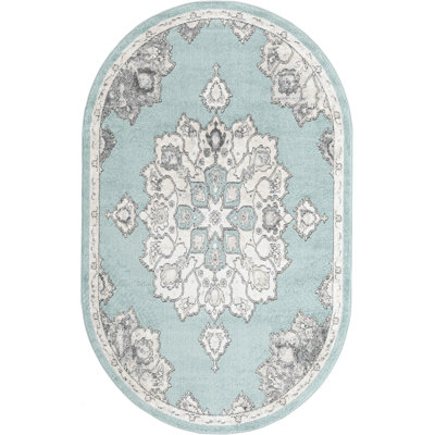 Tapis bleu traditionnel Traditional Troayurgh