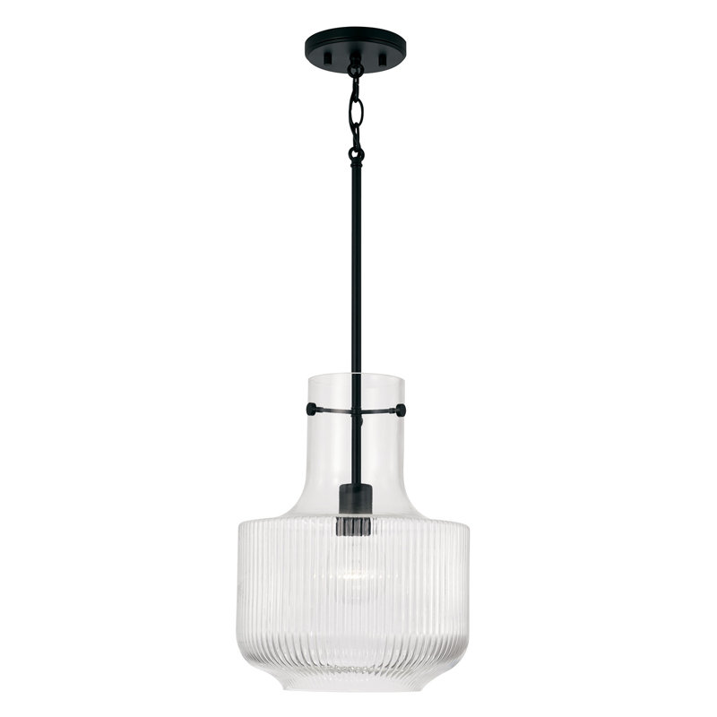 Altera 1 - Light Single Pendant, Matte Black
