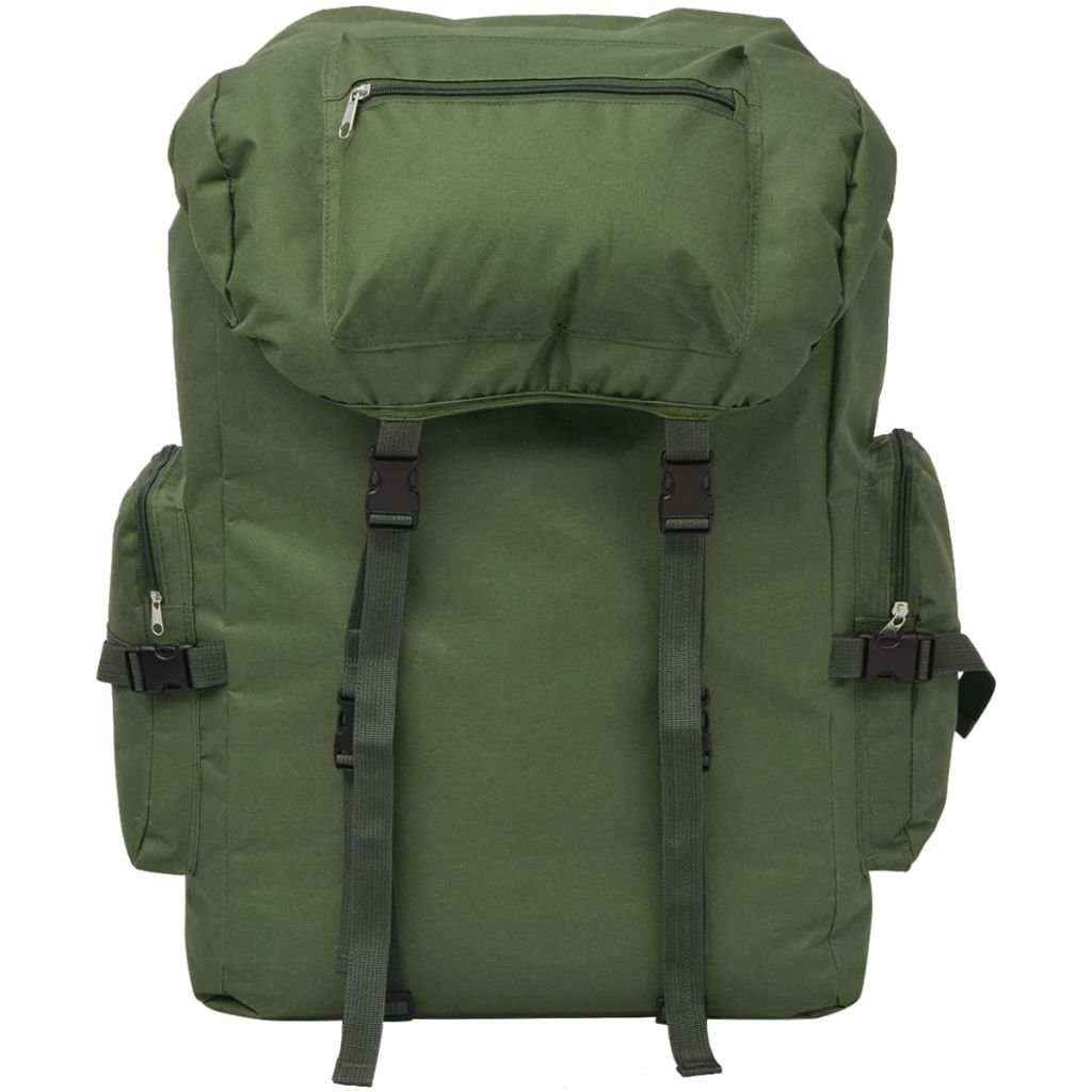 Vidaxl Army-Style Backpack 65 L Green