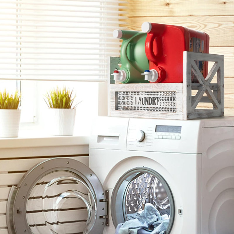 Laundry Detergent Holder With Drip Tray Catcher