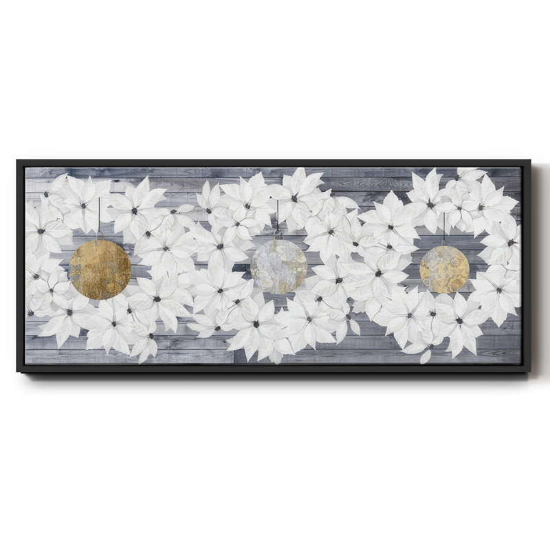 Collection sophistiquée de Noël H - Toile avec cadre, H 24 po x l 60 po