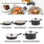 Batterie de cuisine en céramique 8 pièces-115139846