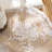  Short Sheer Lace Curtains, Vintage Floral Semi Sheer Privacy Curtains for Kitchen Living Room Bedroom Light Filtering Drapes, Rod Pocket, 2 Panels-1955180941-1958416511-1955181044