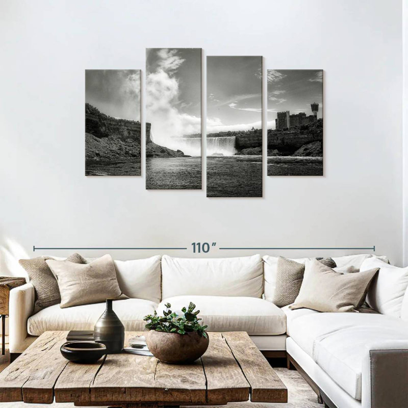 Alvord, chutes du Niagara en noir et blanc