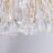 Aldgate 5 - Light Crystal Dimmable Starburst Dandelion Semi Flush Mount-1773153725