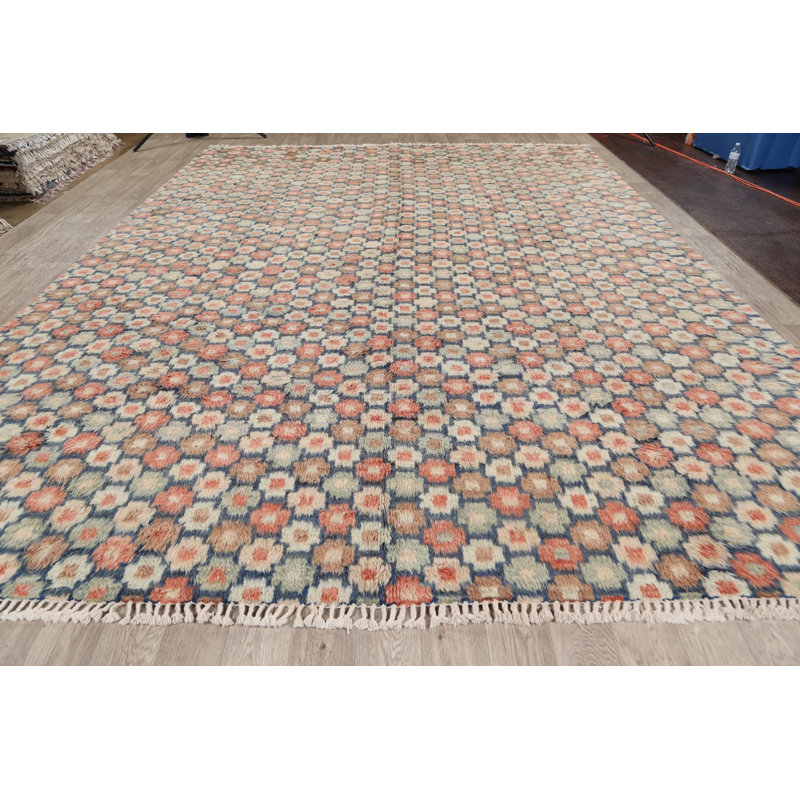 One-of-a-Kind 10'4" X 14'0" Wool Area Rug in