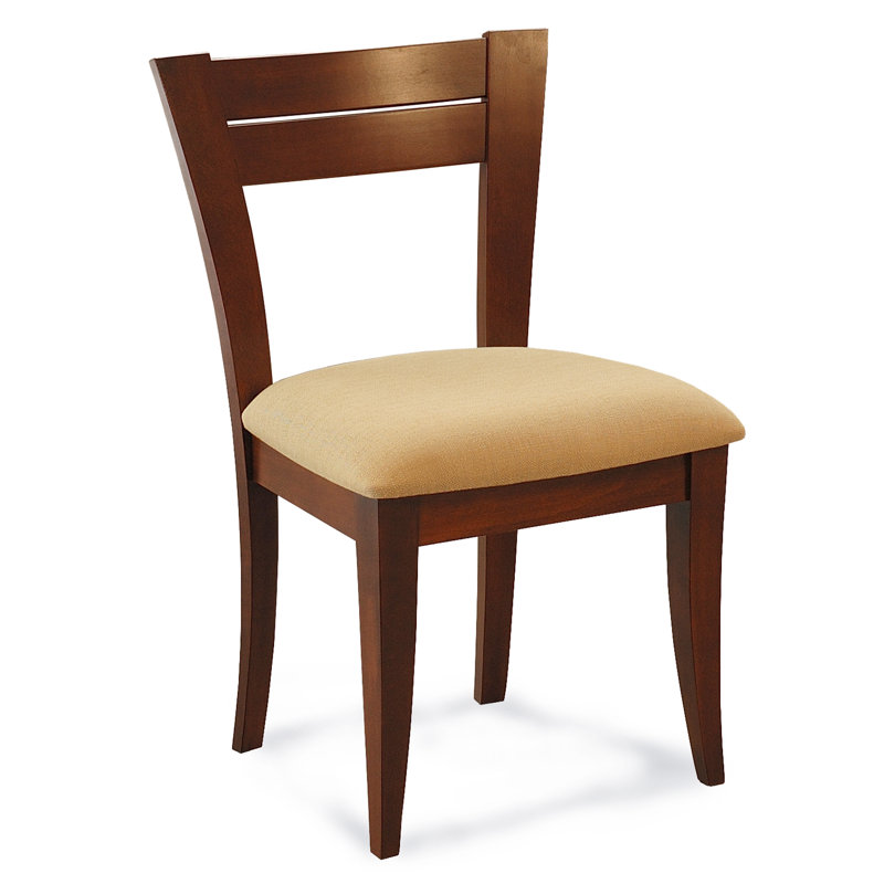 Claverley 19.5'' H Upholstered Side Chair, Walnut, Spectra