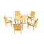 Wave Outdoor - Piece Teak Bistro Set-2126389743