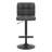 Hetal Swivel Upholstered Adjustable Height Counter Stool with Metal Frame-2071808784