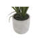 20.5" Artificial White Orchid in Vanda Pot