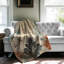 Abstract Elegance - Couverture sherpa de qualité supérieure 1 pièce-99534676
