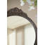 Miroir mural en bois de sapin traditionnel