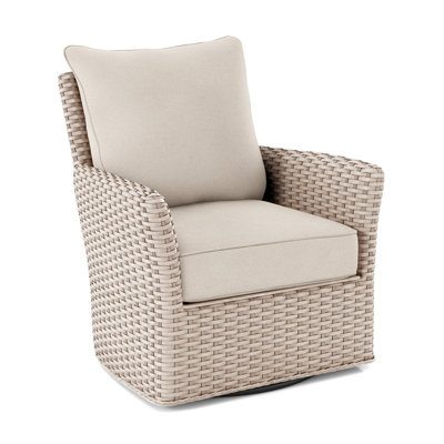 Lanai Upholstered Swivel Armchair