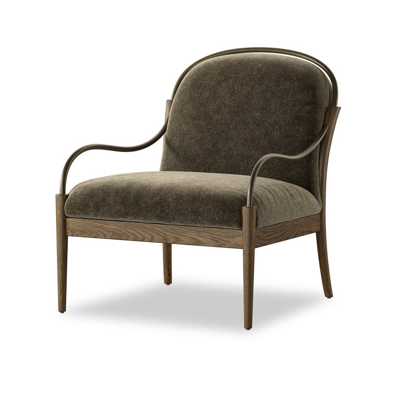 Demi Chair, Malmo Olive Polyester Blend