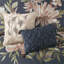 Ensemble d'édredon en coton 8 pièces bleu marine