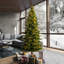 Vickerman 7.5'' X 44" Brighton Pine Artificial Christmas Tree, 3Mm LED Color Changing Lights-2078486192