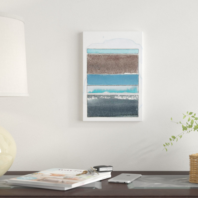 «Pacific Horizon VIII» par Rob Delamater, reproduction sur toile, H 18 po x l 12 po x P 1,5 po, Toile tendue, Pas de tapis