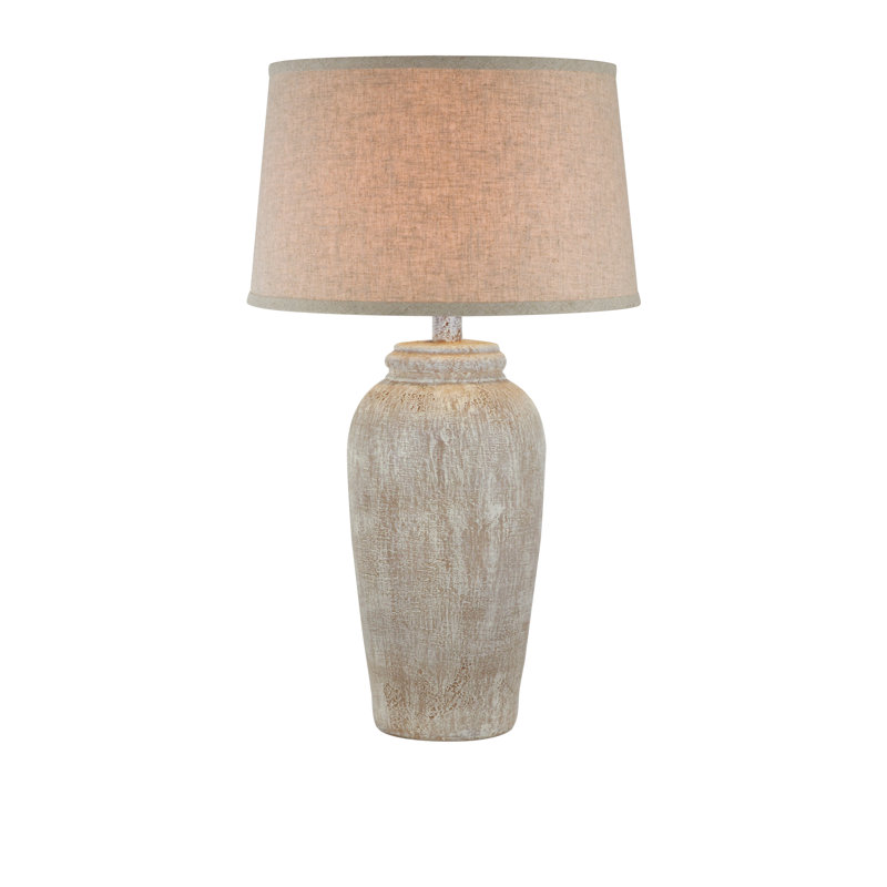 Lampe de table Aleksah, Brun