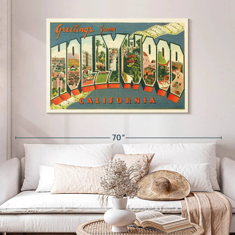 Greetings From Hollywood, H 32 po x l 48 po