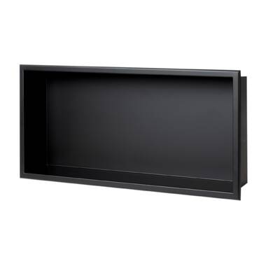 Black DOCIA Shower Shelf