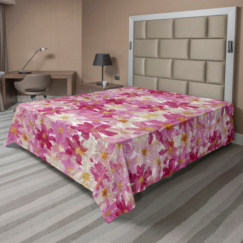 Drap de couleur camomille Ambesonne