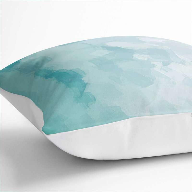 Square Throw Cushion, White, 55cm H x 55cm W x 20cm D