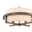 4-Light Dimmable Drum Chandelier
