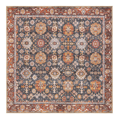Mackenson Performance Chenille Floral Indoor Rug