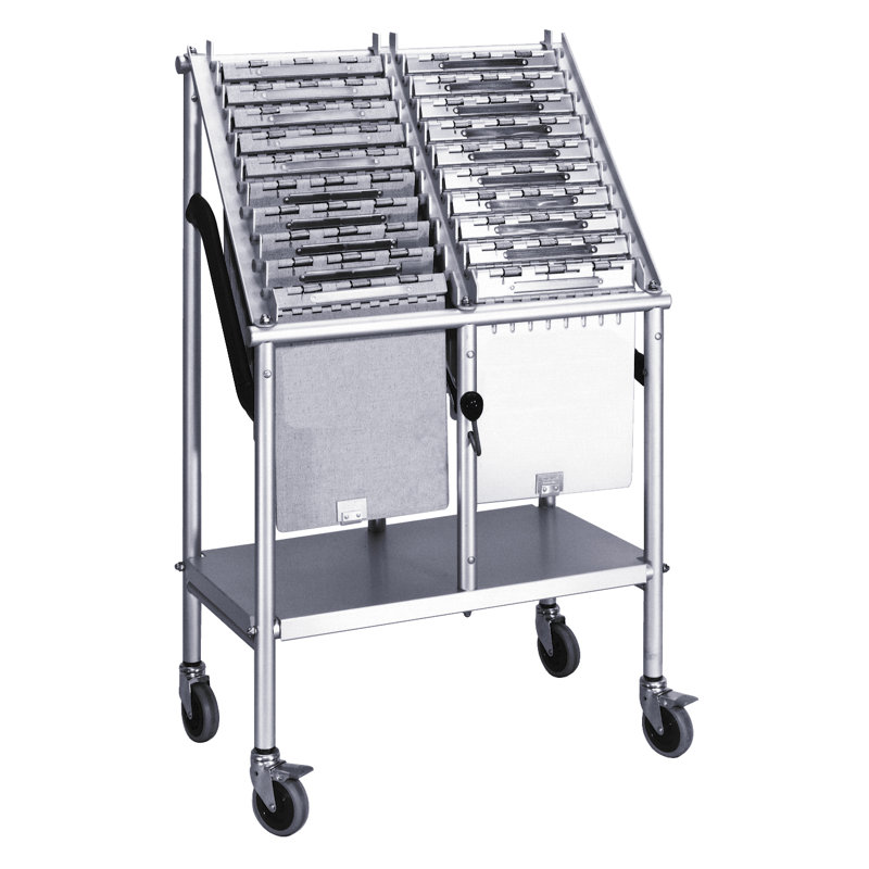 37'' H x 23'' W File Cart with Wheels