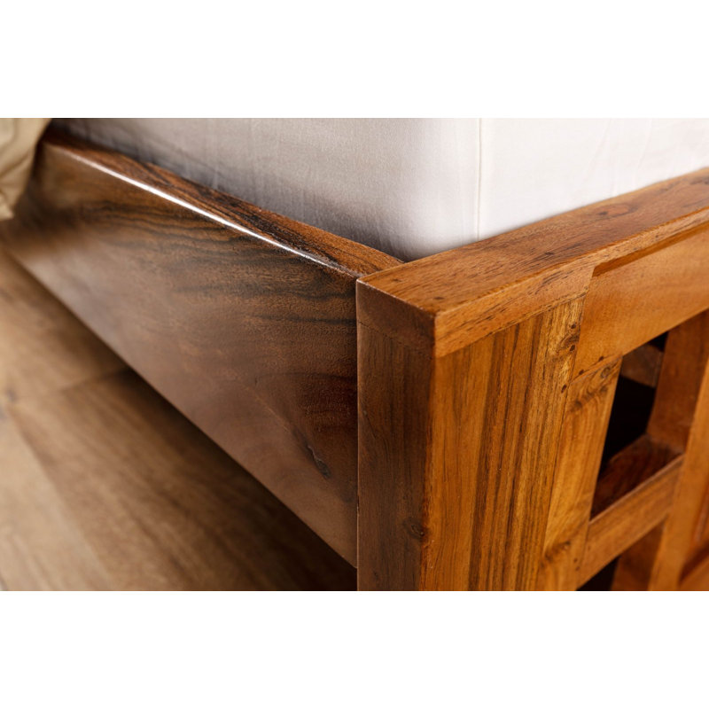 Oxford Solid Wood Storage Bed, Super King (6'), Honey