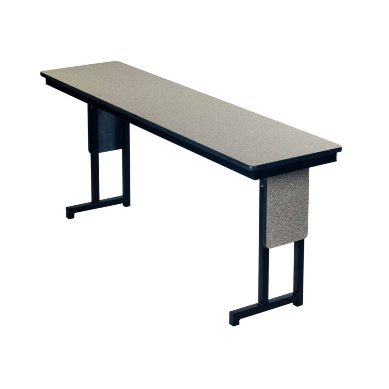 Table de formation à hauteur ajustable avec patins, H 29 po x l 96 po x P 18 po