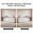 Amaly 97.6'' Extendable L-Shaped Home Office Desk Dresser Desk Makeup Vanity Desk with 6-Drawer-417245537