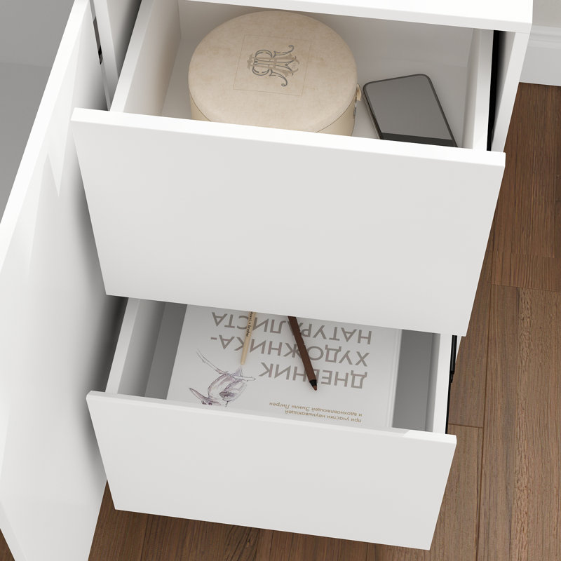 Bureau à hauteur réglable avec rangement