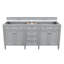 Brittany 72'' W Double Bathroom Vanity Base-1783644751