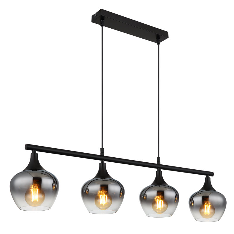 Amabel 4 - Light Matte Black Pendant