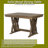 Extendable Solid Wood 7pc Dining Table Set with 6 Upholstered Chairs for 6 Guests