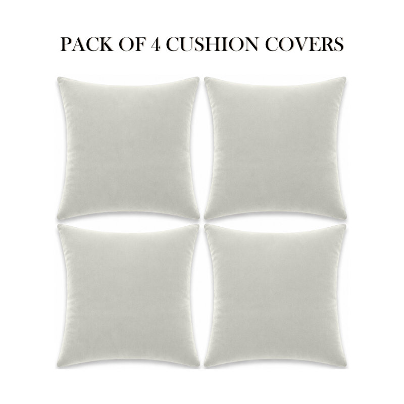 Eva-Sophia Square Scatter Cushion, Off White