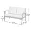 Causeuse de 49 po de large avec coussins Kendra-933762172