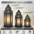 Moroccan Candle Lantern Decorative Set for Floor, Ramadan Decorations, Indoor Home Decor, Outdoor Patio or Porch, Weddings-871171564