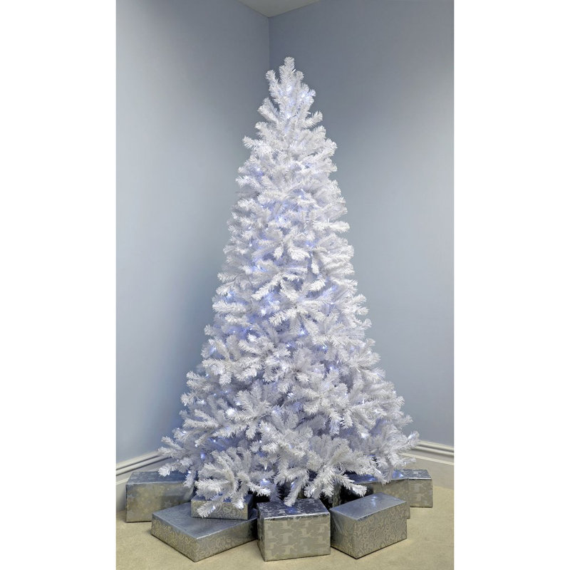 Lighted Artificial Christmas Tree, 5.91ft H x 3.83ft W x 3.83ft D