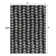 Kellman Moroccan Triangle Geometric Black/Cream Rug