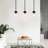 Trimont 1-Light Dimmable Pendant with Clear Glass Shade