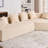 Modern Memory Foam Couch Sofa With Chenille Fabric Upholstered Boneless-636761056