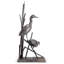 Heron Couple with Reeds Sculpture