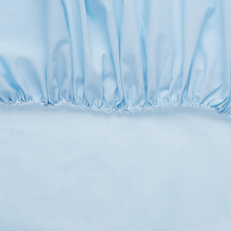Barnicle 100% Cotton 3 - Piece Standard Crib Sheet Set, Blue