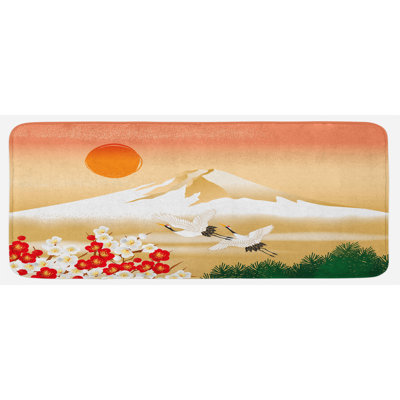 Eclectic Polyester Kitchen Mat