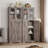 Ashea 66.9" H 4-Door Storage Cabinet with Glass Doors-2004167041